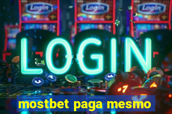 mostbet paga mesmo